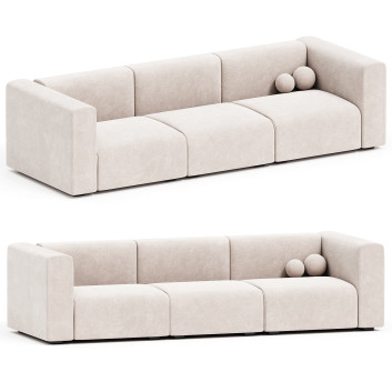 Sofá  Hay Mags 3 Seater Modelo 3D
