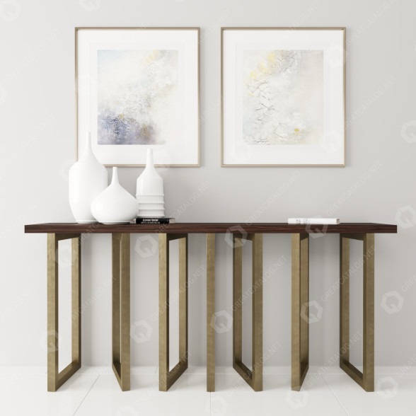 Консоль Hooker Furniture Melange Connelly Hall 3D модель
