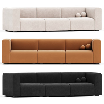 Sofa Hay Mags 3 Seater Model 3D