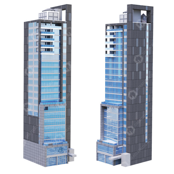 Будівля Chelsea Arts Tower Condo New York 3D модель