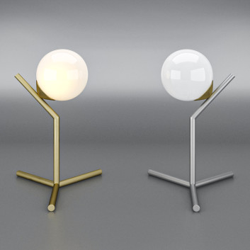 Table Lamp Silver and Gold 3D model