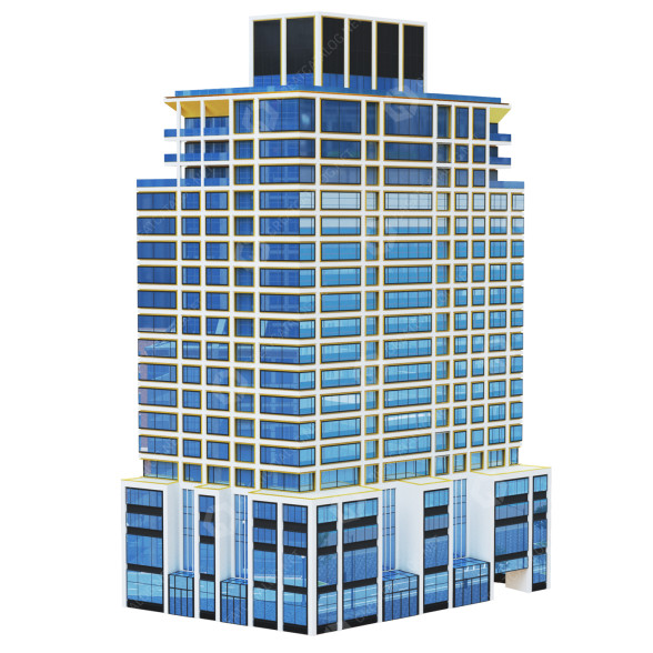 Gebäude 551 West 21st New York 3D-Modell