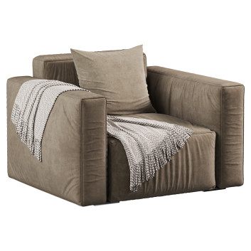 Armchair  Technology Cloth Cushion by Calandis 3D model