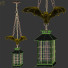 Lanterne 1stDibs Gothic Style Bronze & Iron Bat Motif - Kudim