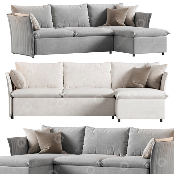 Sofa IKEA Backsalen 3D-Modell