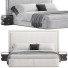 Bed and Bedside Tables CB2 Winter by Zdesign at Home - Theorema