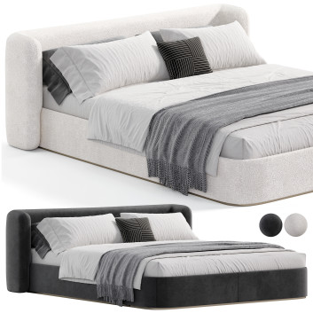 Bed  Group by Philippe Malouin for SCP 3D model