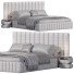 Bed and Bedside Tables CB2 Forte White - Theorema