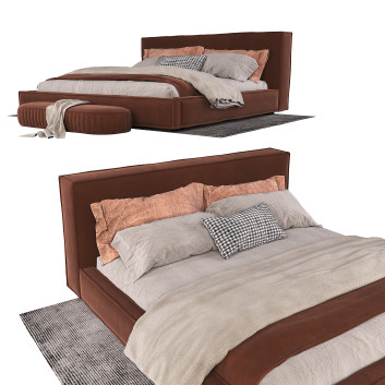 Bett und Bank  Loft by Diga Colmore 3D-Modell