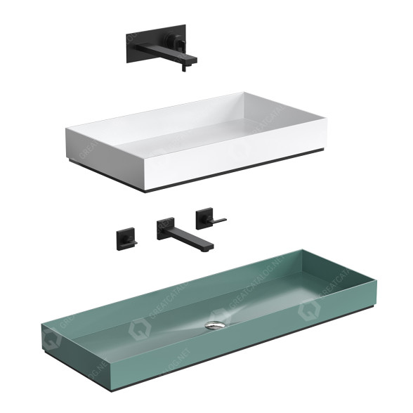 Umywalki i baterie Moab Industrial Line model 3D