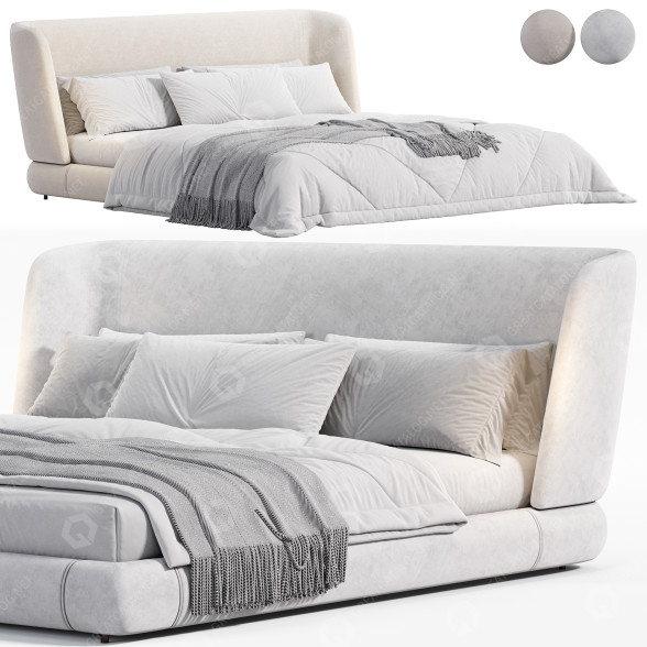 Bett Minotti Reeves 3D-Modell