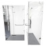 Душова кабіна Monteray H Frameless Rectangle Hinged by Vigo - Ginex