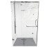 Душова кабіна Monteray H Frameless Rectangle Hinged by Vigo - Ginex
