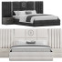 Ліжко та тумбочки Luxmood Furniture Versai - Telecona