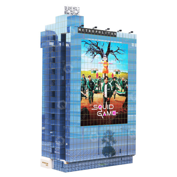 Будівля 5827 Sunset Blvd Los Angeles 3D модель