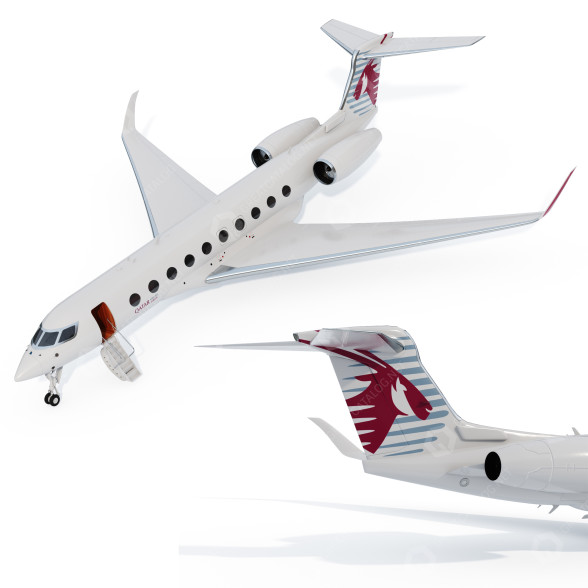 Літак Gulfstream Aerospace Corporation G700 3D модель