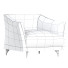 Крісло ‎Moe's Home Collection Trento Club Chair - Isomiddinvfx1995