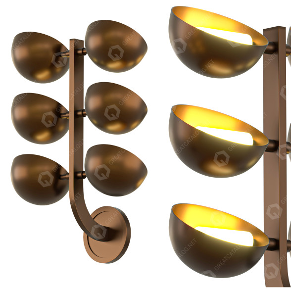 Lámpara de pared Avion Sconce Modelo 3D