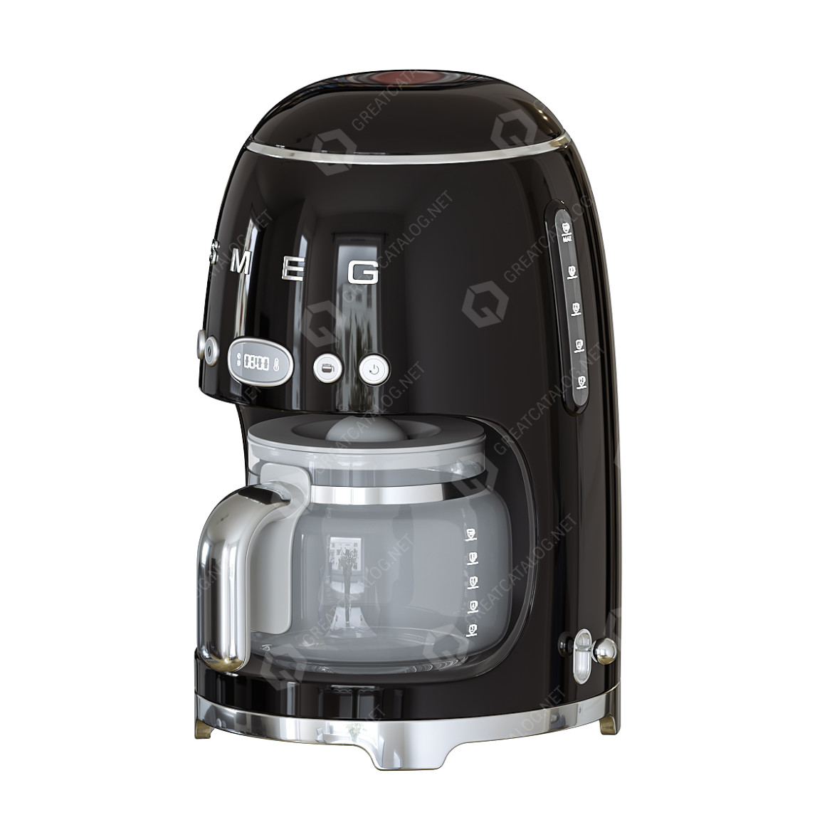 Coffee Machine Smeg Filter 50's Style 3D model GreatCatalog 22217