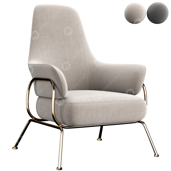Armchair Hem Hai Lounge 3D model