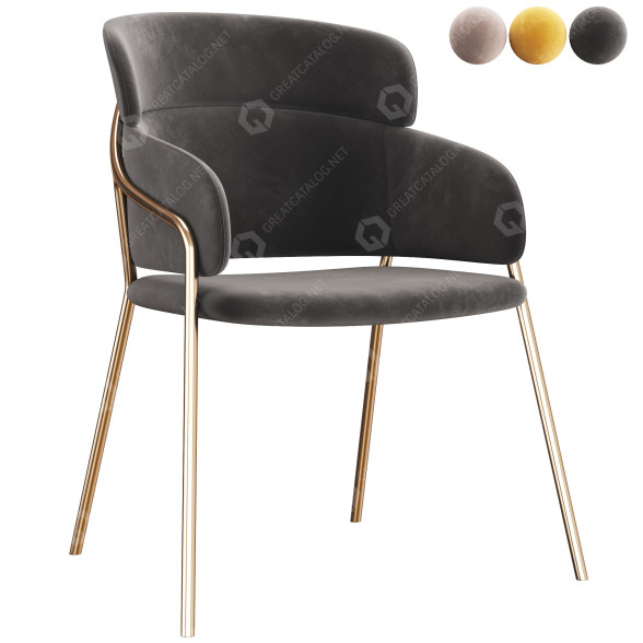 Chair Arrmet Strike 3D model
