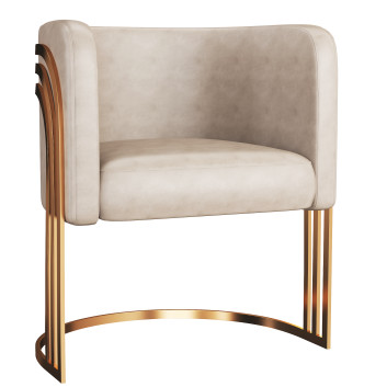 Кресло  Art Deco by LuxDeco 3D модель