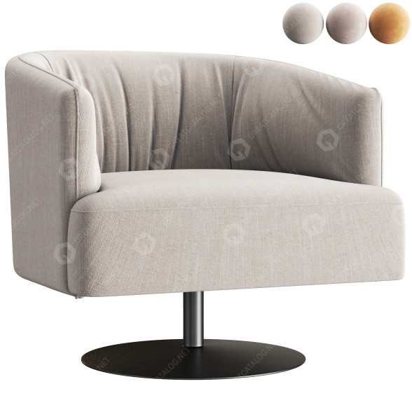 Крісло Nicoline Diga Swivel 3D модель