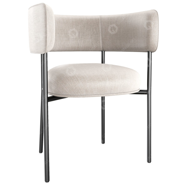 Chair Mobel Copenhagen Font Dining 3D model