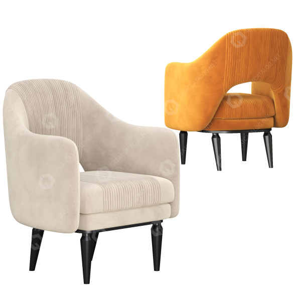 Armchair 1stDibs Cocoon 3D model