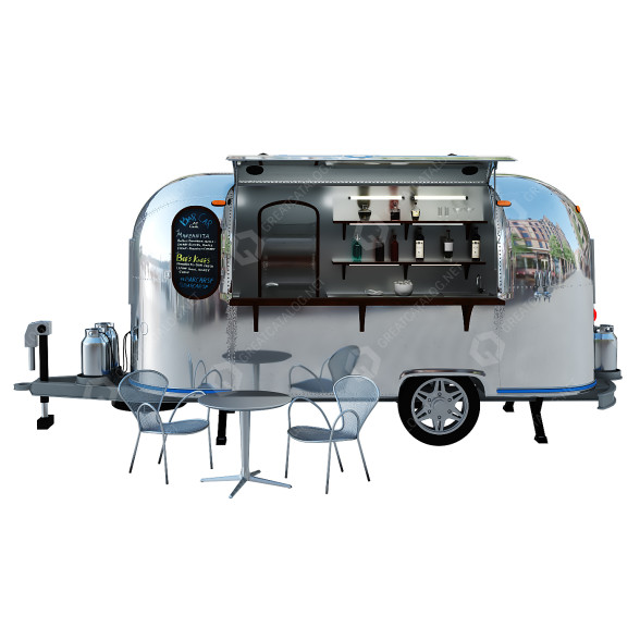 Трейлер Bar Car Airstream 1965 3D модель