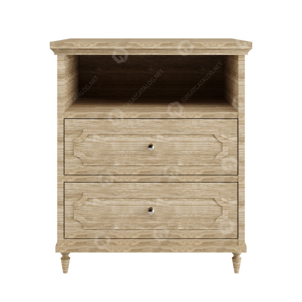 Nachttisch Ballard Designs Isabella Nightstand with Charging Station 3D-Modell
