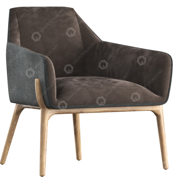 Armchair Sancal Nido Lounge 3D model