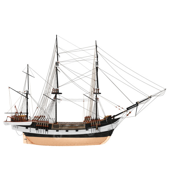 Dekor Sailboat Beagle 3D-Modell