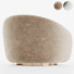 Armchair Eichholtz Swivel Brice Boucle Cream - Isomiddinvfx1995