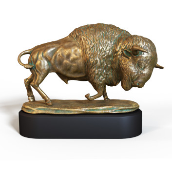 Статуэтка  Bronze Bison 3D модель