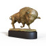 Statuette Bronze Bison - Kudim