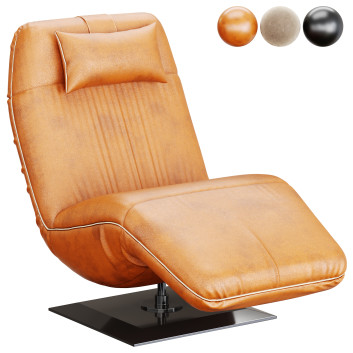 Armchair  Inhouse Thomas Recliner Leather 3D model