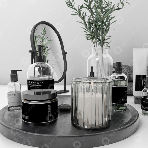 Декор Bathroom Accessories Set 2 3D модель