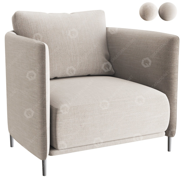 Sessel De Padova Blendy 3D-Modell