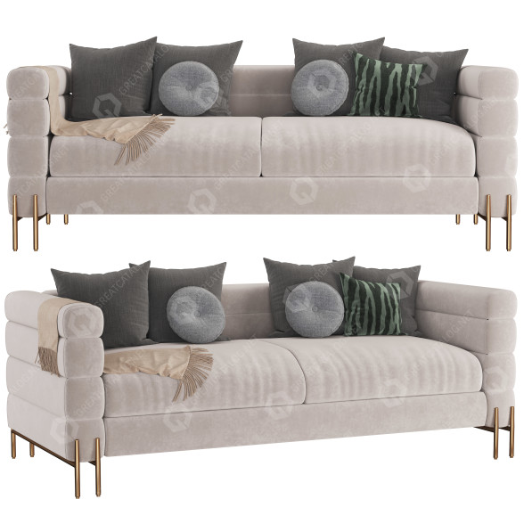 Sofá Eichholtz York Modelo 3D