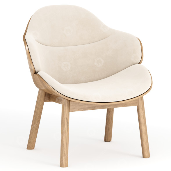 Sessel Aria Lounge 3D-Modell