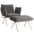 Sillón y otomana Herman Miller Magis Officina - Isomiddinvfx1995