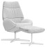 Крісло та пуф Inhouse Draaifauteuil Leanti - Isomiddinvfx1995