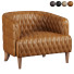 Sessel ‎Moe's Home Collection Magdelan Tufted Leather - Isomiddinvfx1995