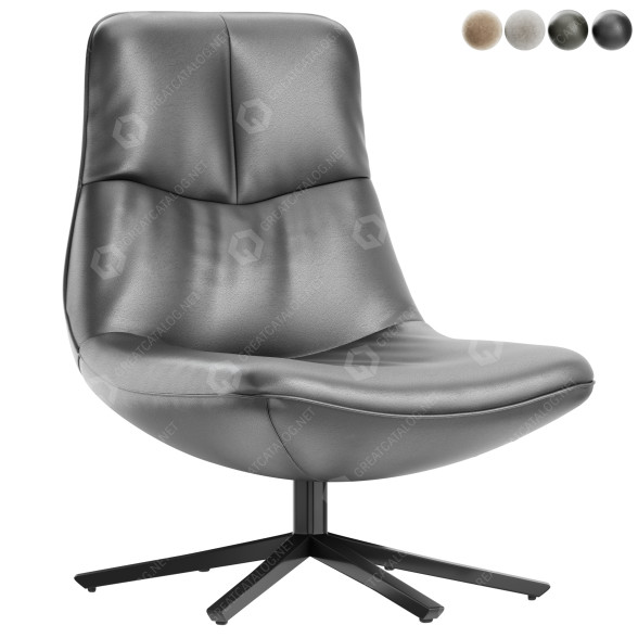 Крісло Inhouse Swivel Monzone 3D модель