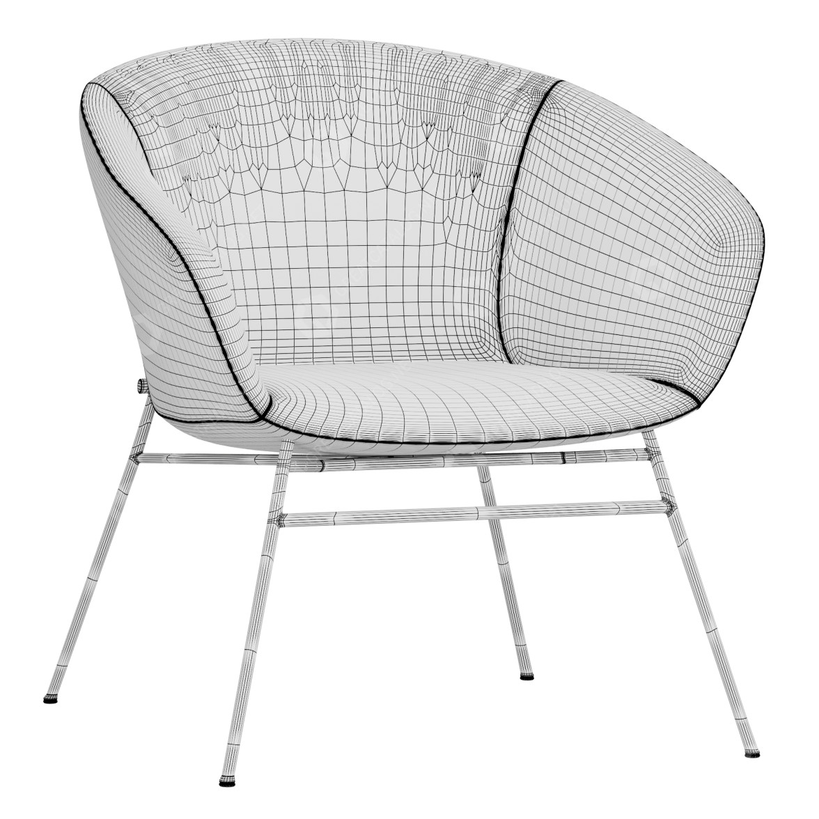 Armchair Calligaris Love 3D model GreatCatalog 22452