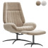 Fauteuil et Ottoman Inhouse Swivel Tirona - Isomiddinvfx1995