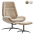 Fauteuil et Ottoman Inhouse Swivel Tirona - Isomiddinvfx1995