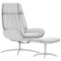 Fauteuil et Ottoman Inhouse Swivel Tirona - Isomiddinvfx1995