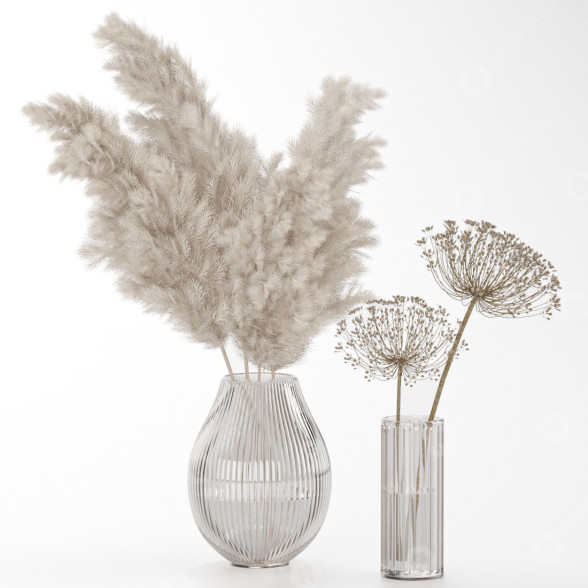 Blumensträuße Set 4 3D-Modell